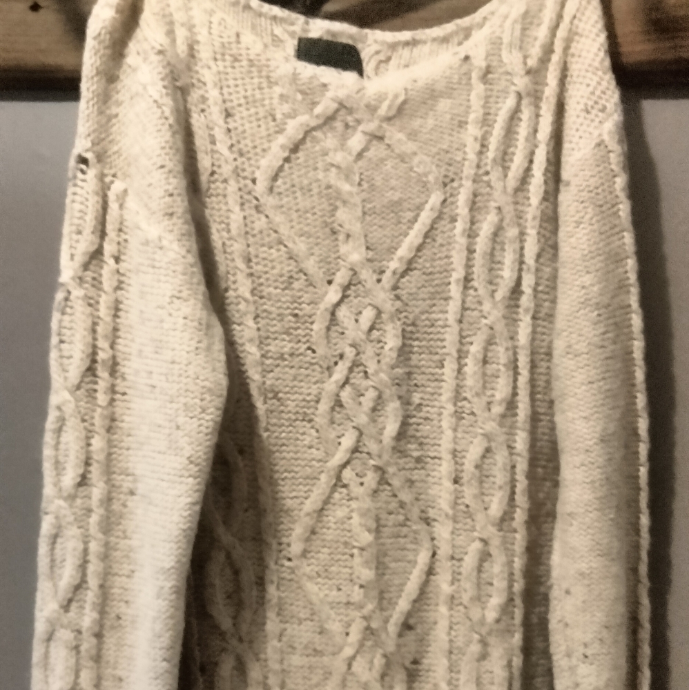 Off the shoulder sweater dress